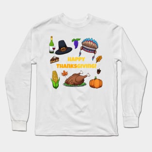 Happy Thanksgiving Long Sleeve T-Shirt